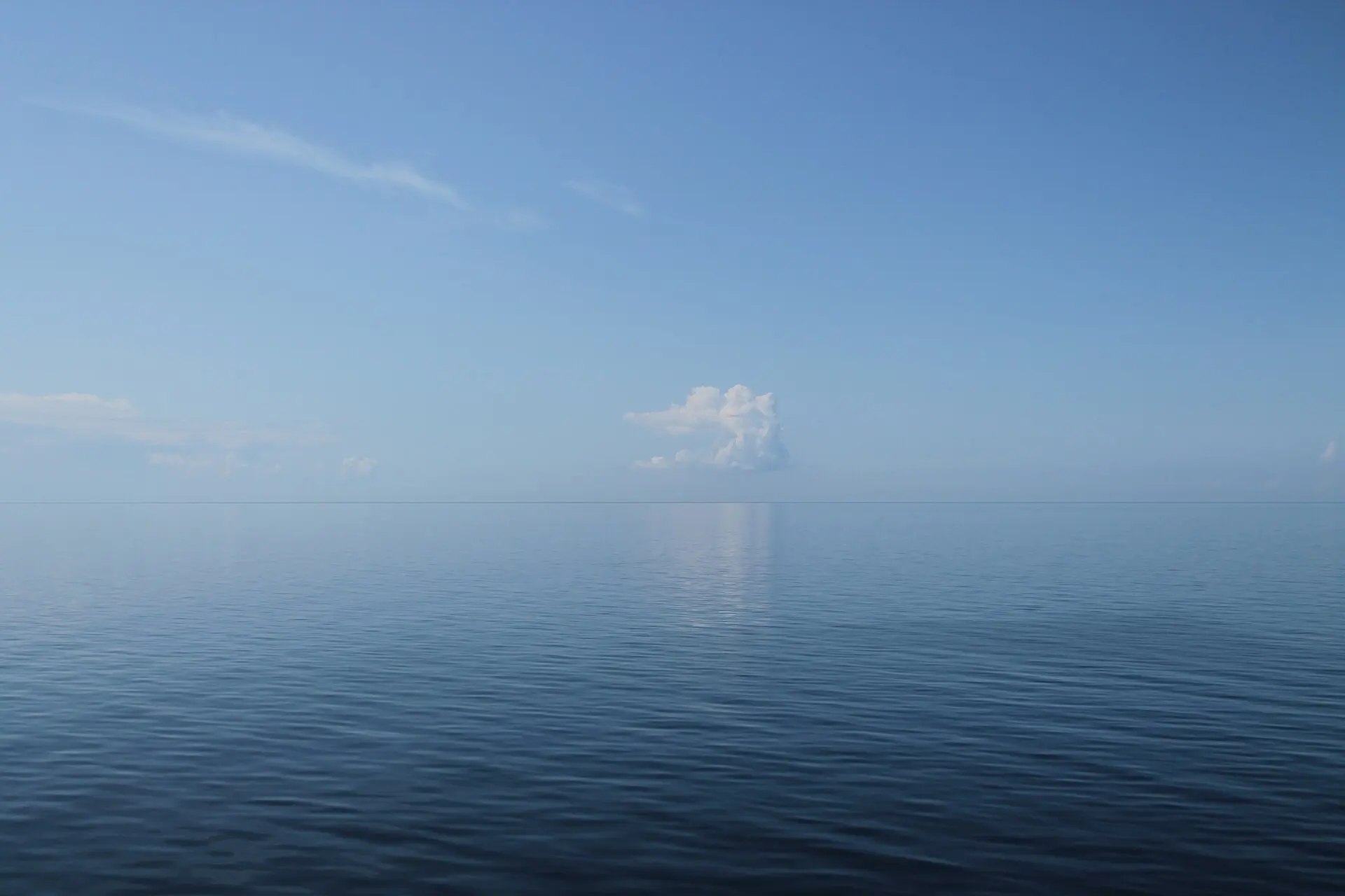 Baltic Sea and Cloud